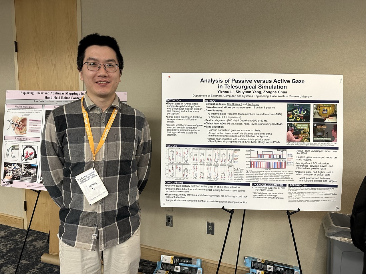 Yizhou Li presenting at ISMR 2026